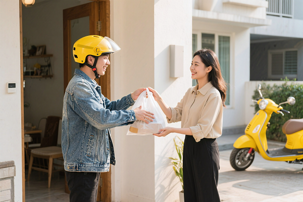 女士外套素材與外賣遞送服務的融合 時尚行業的創新實踐